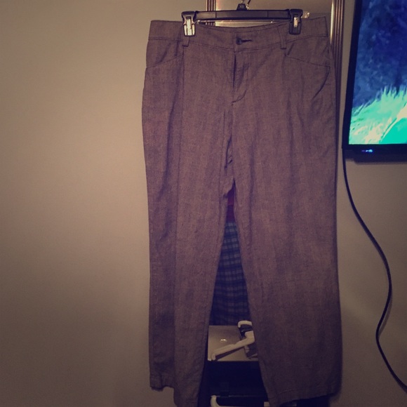 Gray slacks
