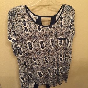 Open back Maurice's top