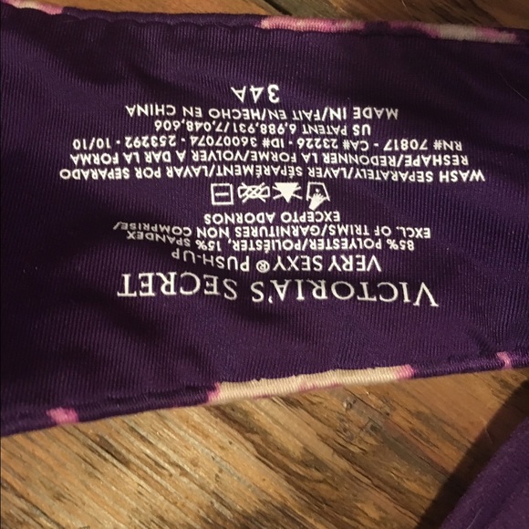 Purple VS push up bra - Picture 2 of 3