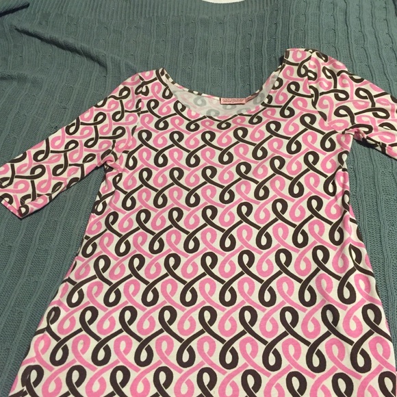 Juicy Couture Pink and Brown Tunic Dress