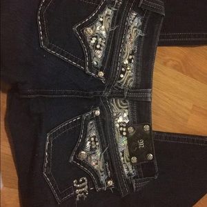 Miss me studded skinny jeans. Inseam length: 33
