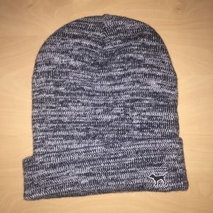 VS PINK GRAY BEANIE