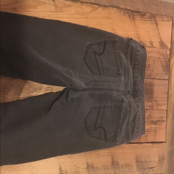 Charcoal American and eagle skinny jeans - Picture 3 of 3