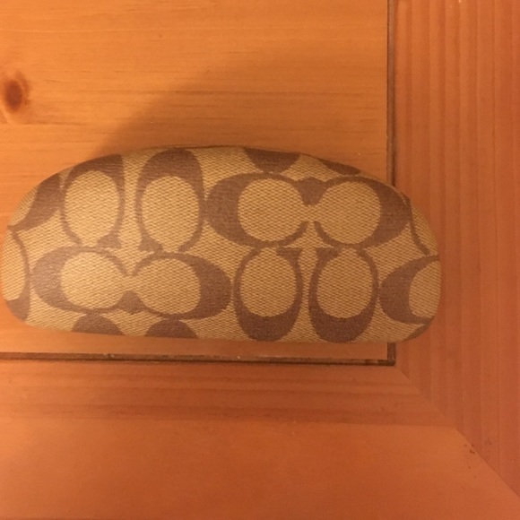Brand new coach glasses case