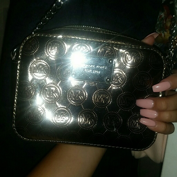 Silver Authentic MK purse !