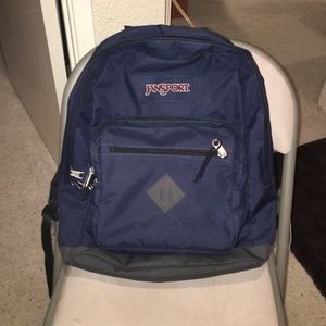 🐬 Navy Blue Jansport backpack 🐬