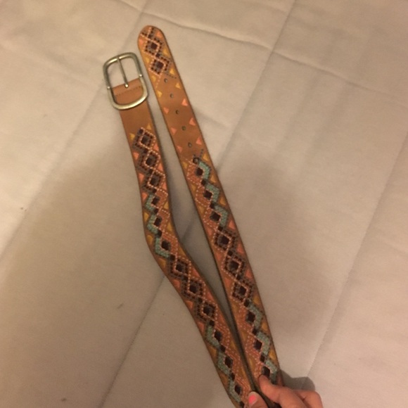 Designed brown belt