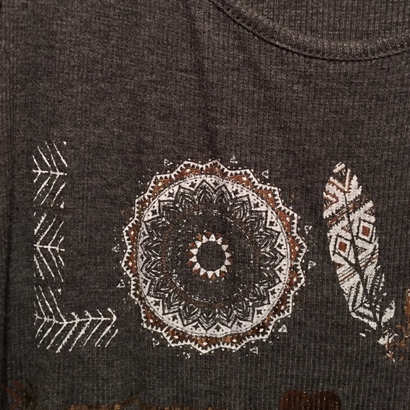 Flowy grey tank top - Picture 2 of 2