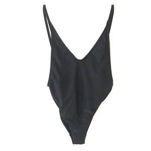 Nasty Gal Alina high cut one piece swimsuit XL