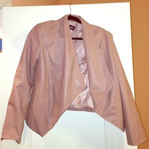 Pink Leather Jacket