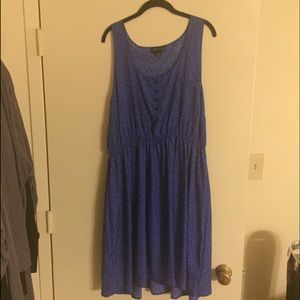 Forever 21 Plus Blue dress with black triangles
