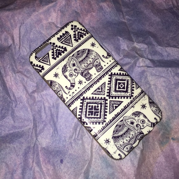Patterned rubber case for iPhone 6/6s