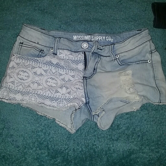 Cute half lace shorts
