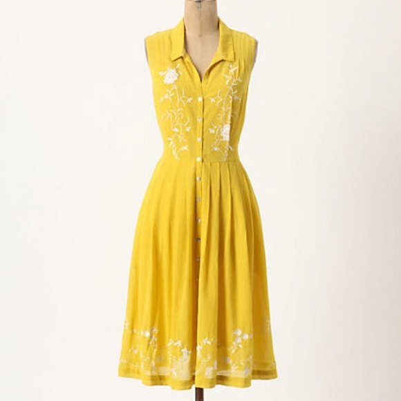 Anthropologie Spiraea shirt dress size 4