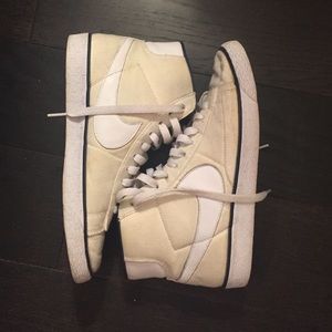 APC x Nike high top sneakers