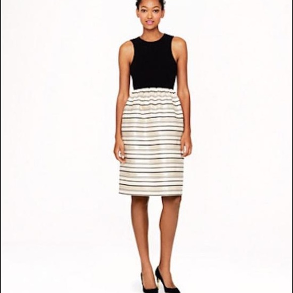 Black and Gold Cocktail Dress
