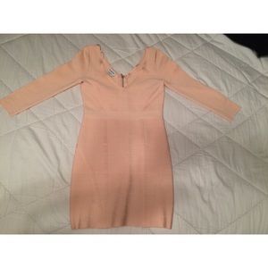 Bebe Peachy/Pink Bodycon Dress