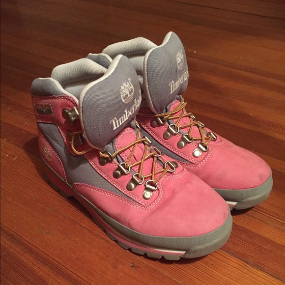 💖 Pink Timberlands 8.5 💖