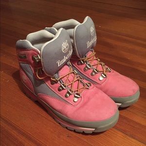 💖 Pink Timberlands 8.5 💖