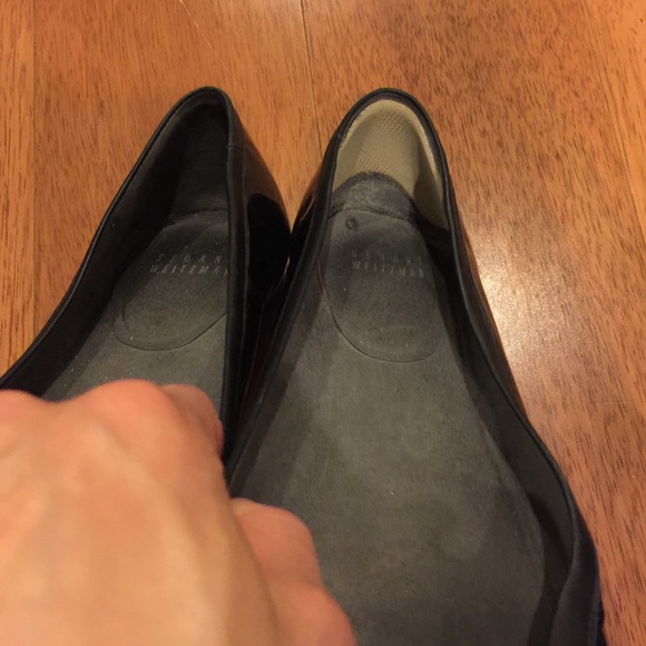 Stuart Weitzman Blk Patent Flats - image 3