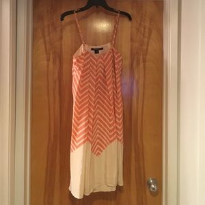 French Connection chevron print dress