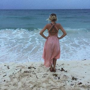 ON HOLD Urban outfitters backless maxi dress🌿