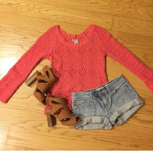 Pink Lucky Brand Sweater