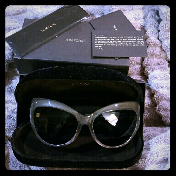 Tom Ford Bardot sunglass Gray