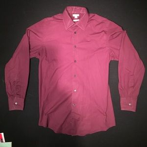 MERONA - Long Sleeve Button-up - Maroon