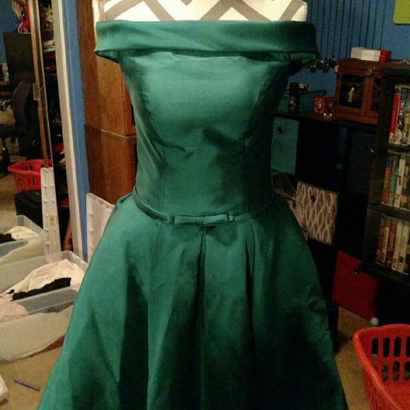 Emerald Green Dress
