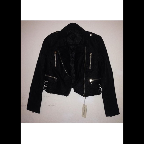 Biker leather jacket