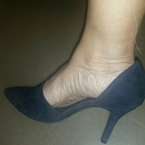 Vince nwt dark navy dorsay suede pump size 9 - Picture 4 of 4