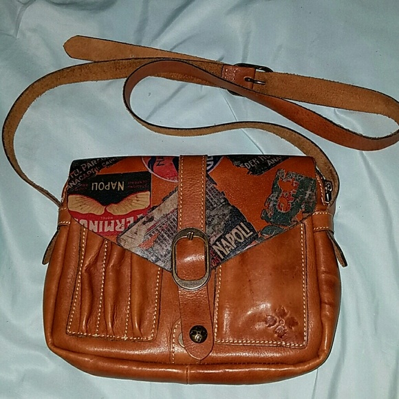 Patricia Nash leather crossbody bag