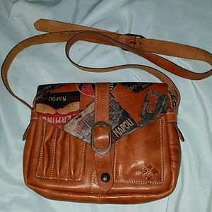 Patricia Nash leather crossbody bag