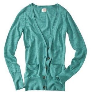Mossimo Teal Cardigan