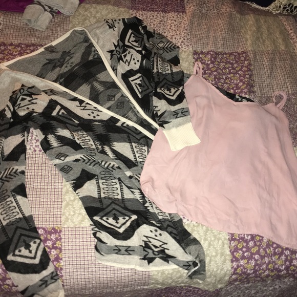 Patterned cardigan XL