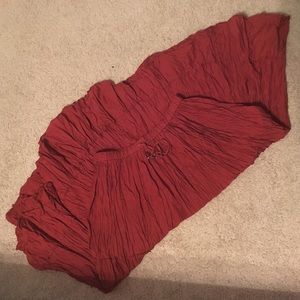 Burgundy/cayenne skirt