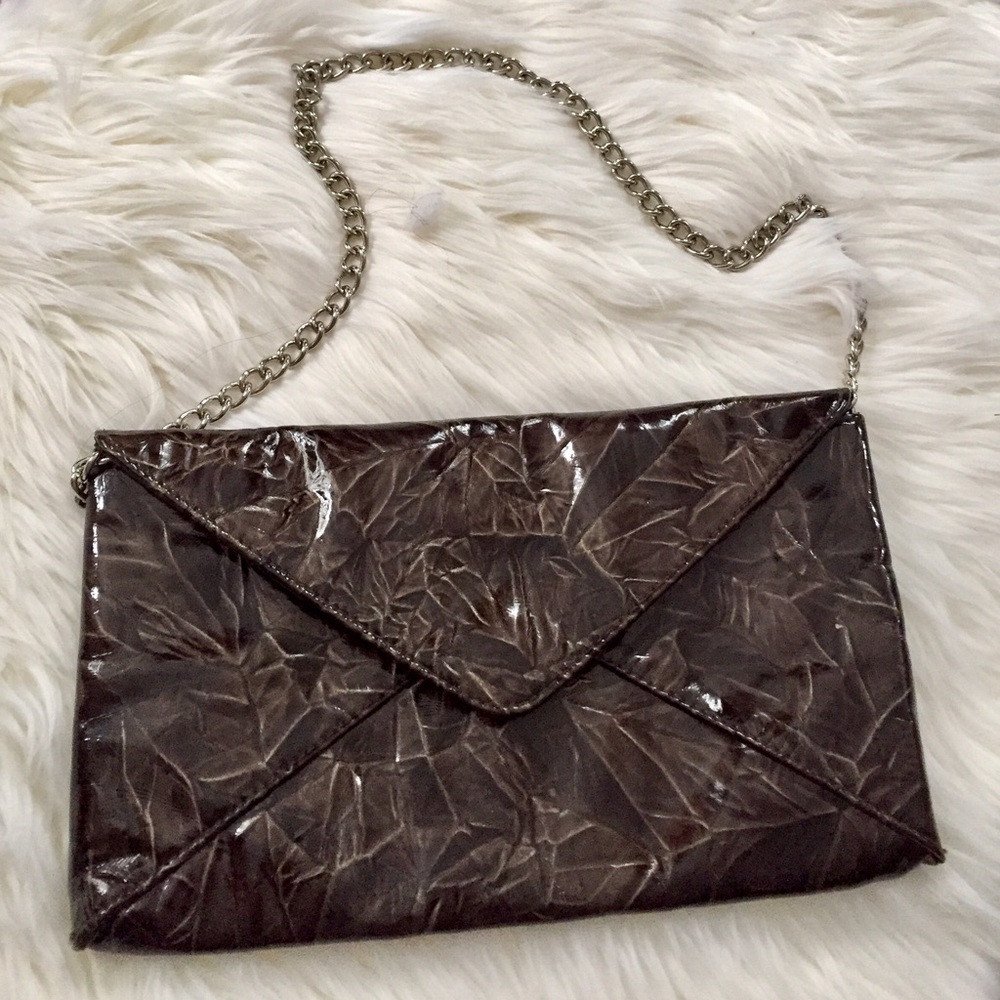 Brown Jessica McClintock Envelope Bag