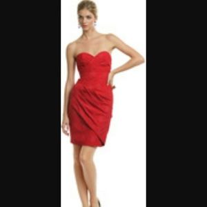 Tracy Reese Red Strapless dress