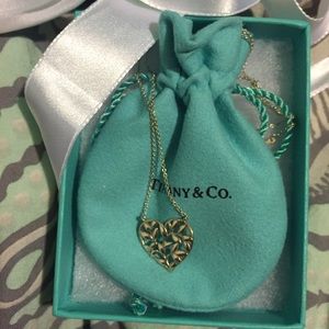 Tiffany & Co. Olive leaf heart necklace