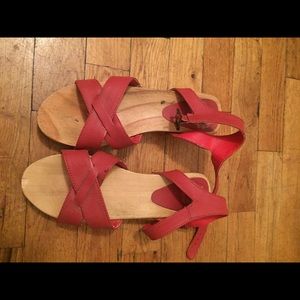 Wooden sole sandals from Urban Outfitters