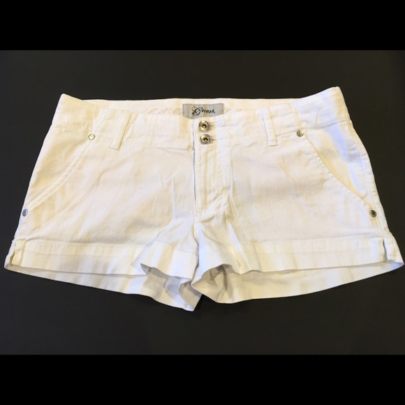 White Guess Shorts
