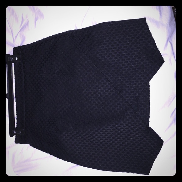 Black asymmetrical skirt