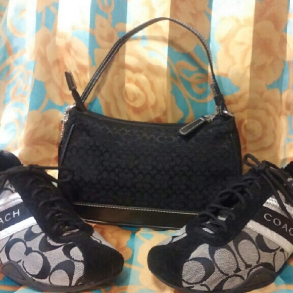 Coach purse and Sneakers - Picture 1 of 3