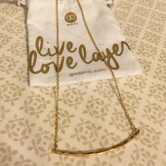 Gorjana taner bar necklace