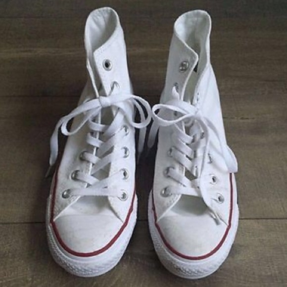 Converse Shoes - White converse high top