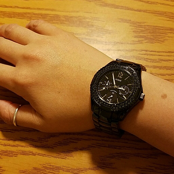 Guess stainless steel watch