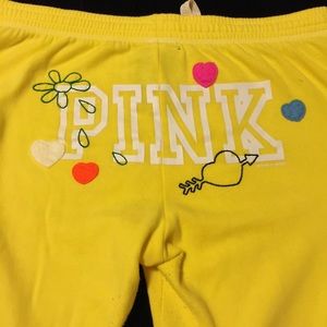 PINK sweats (cropped length)