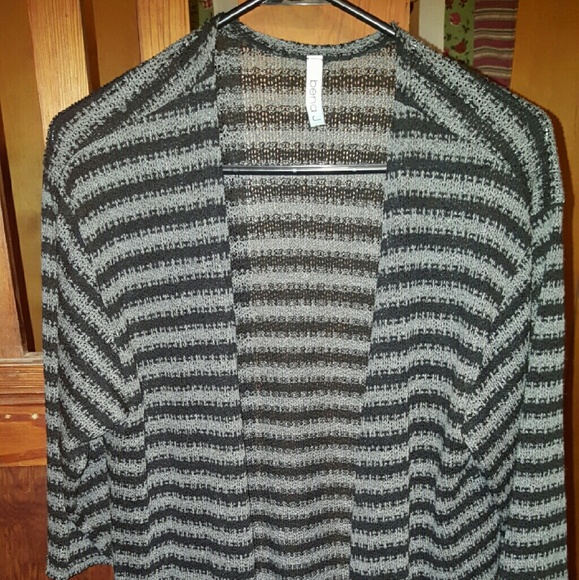 Grey and black sweater