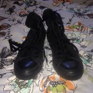 All Back High-Top Converse